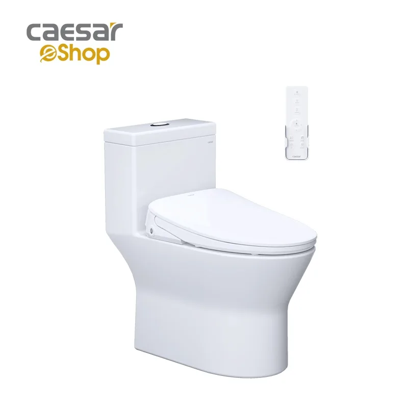 Bàn cầu một khối kết hợp với nắp điện tử - C1374F + TAF710H Caesar — ảnh sản phẩm 1