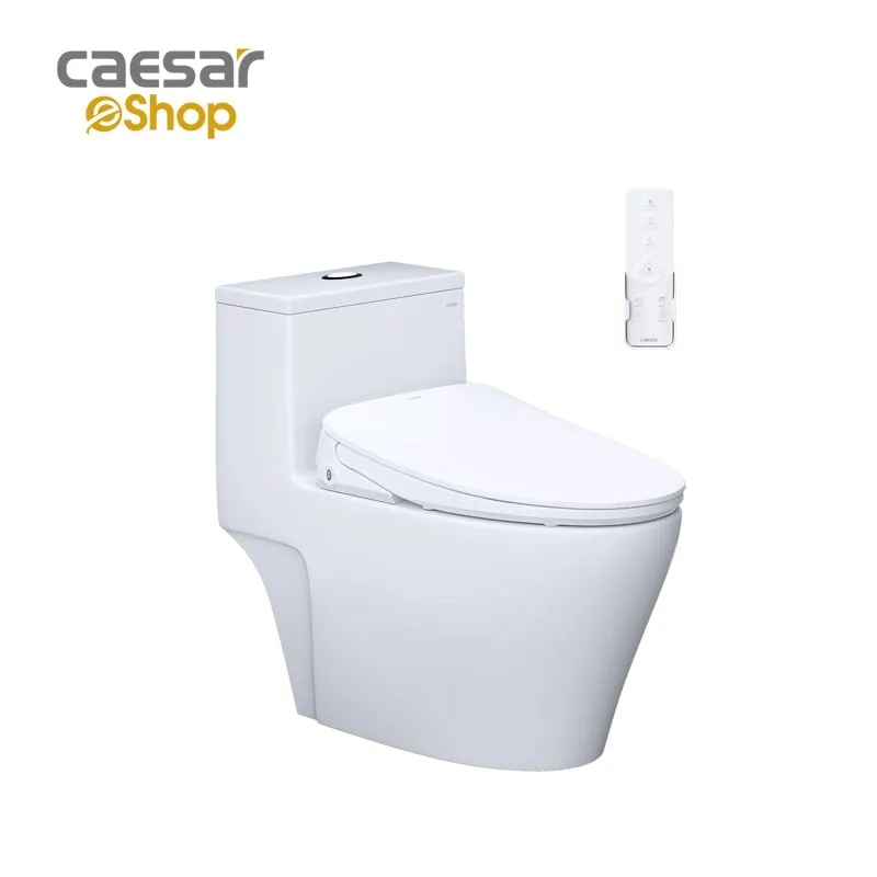 Bàn Cầu một khối kết hợp với nắp điện tử - C1356F + TAF710H Caesar — ảnh sản phẩm 1