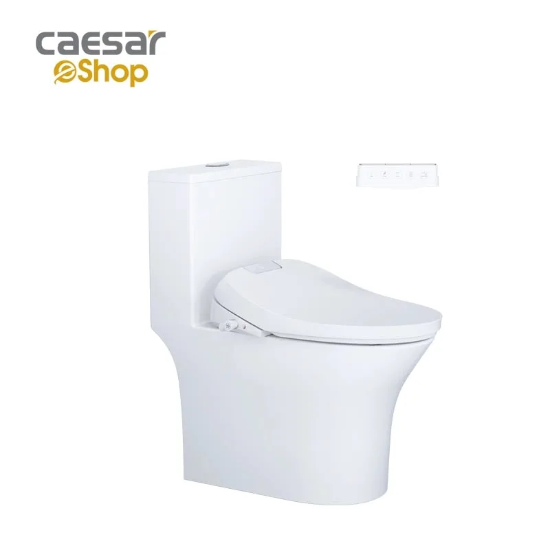 Bàn Cầu một khối kết hợp với nắp điện tử - C1391F + TAF610H Caesar — ảnh sản phẩm 1