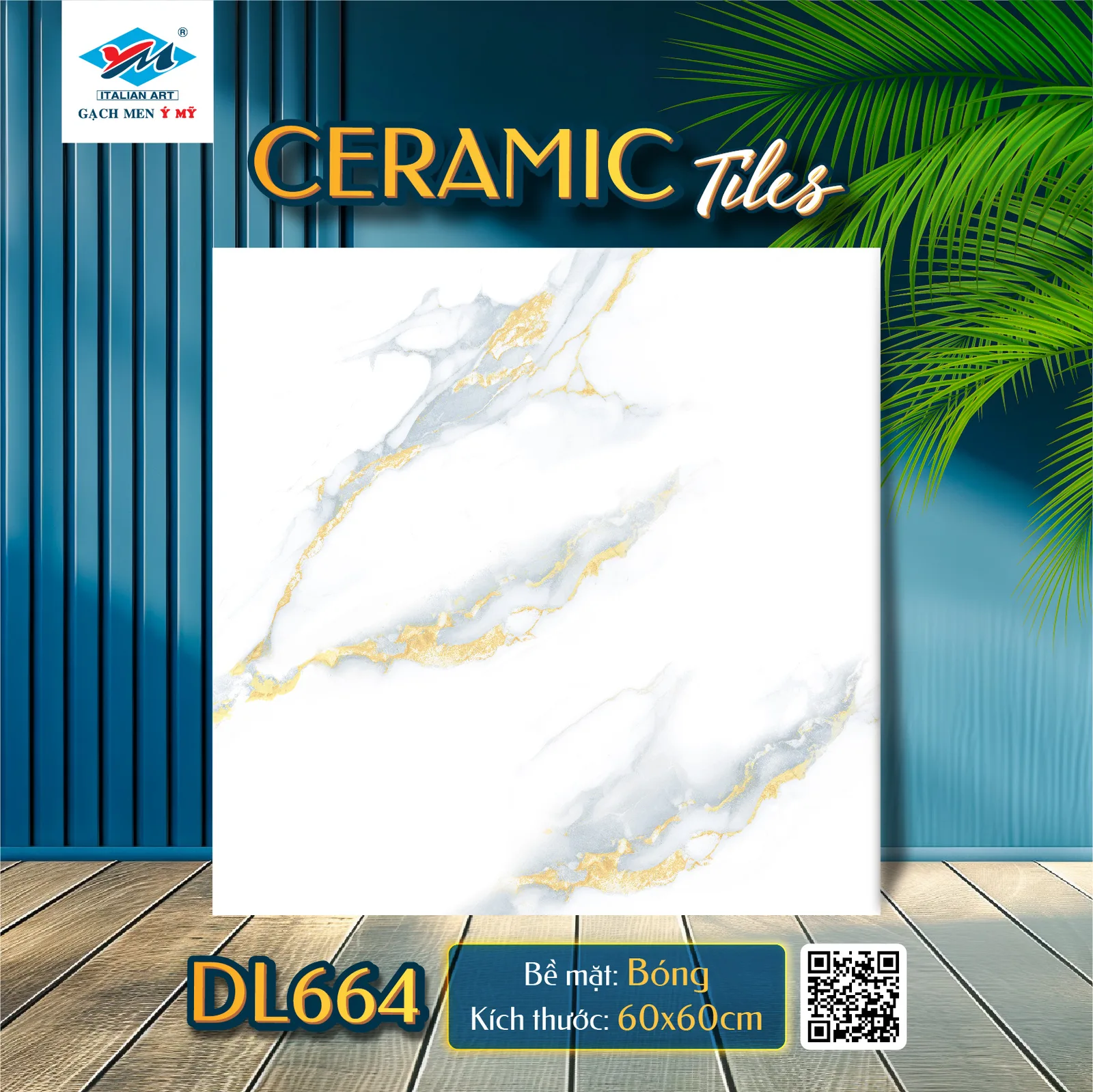 Gạch Ý Mỹ DL664
