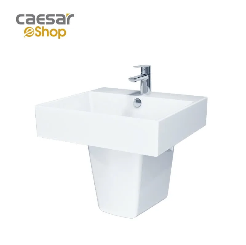Lavabo treo + chân sứ - LF5263 + PF2463 Caesar — ảnh sản phẩm 1