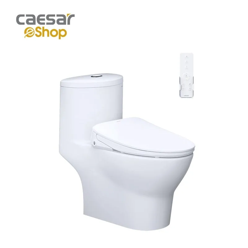 Bàn Cầu một khối kết hợp với nắp điện tử - C1375F + TAF710H Caesar — ảnh sản phẩm 1