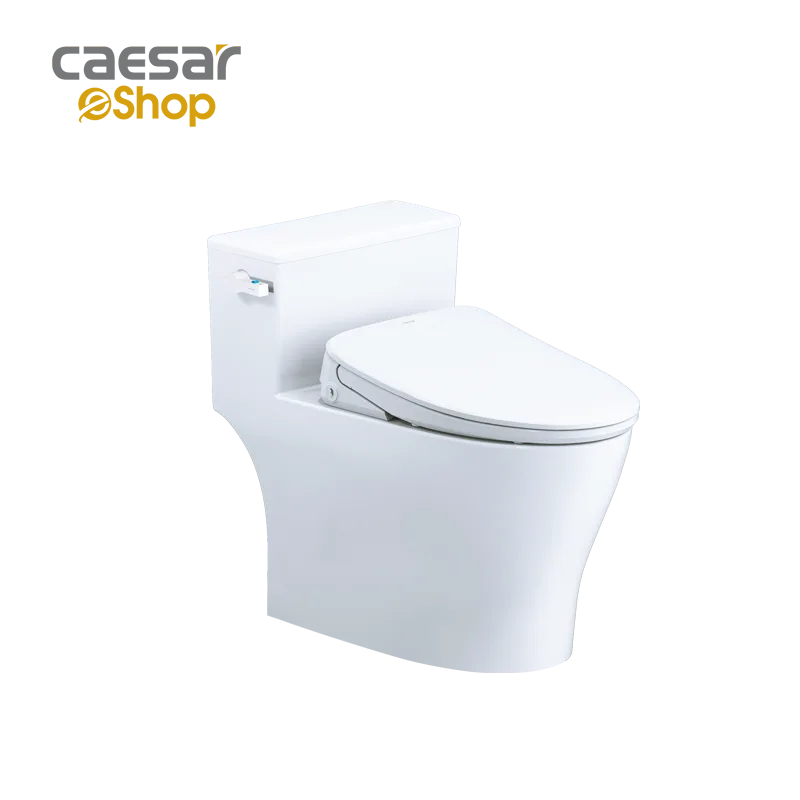 Bàn Cầu một khối kết hợp với nắp điện tử - C1393F + TAF710H Caesar — ảnh sản phẩm 1