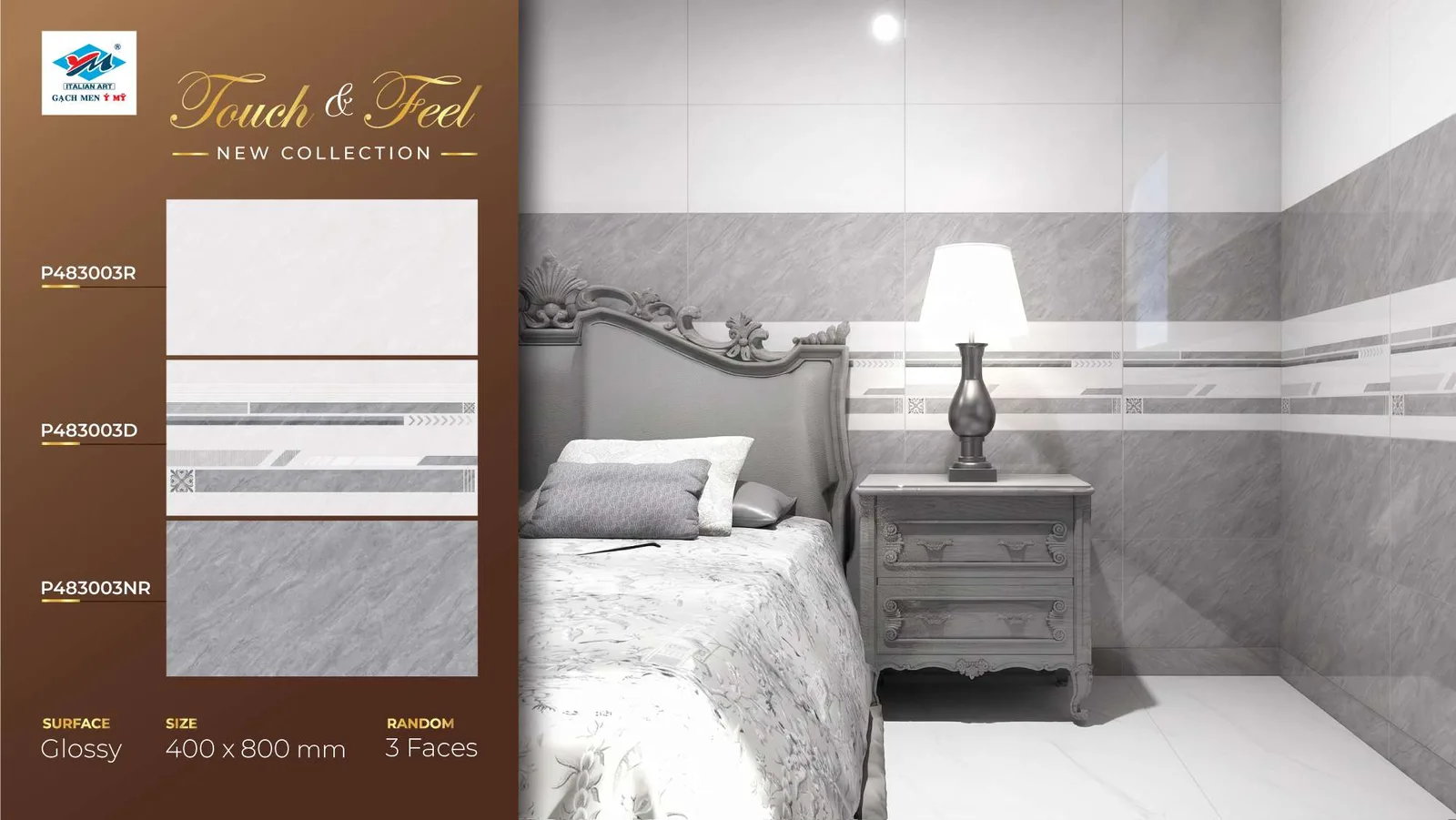 Gạch Ý Mỹ P483003D