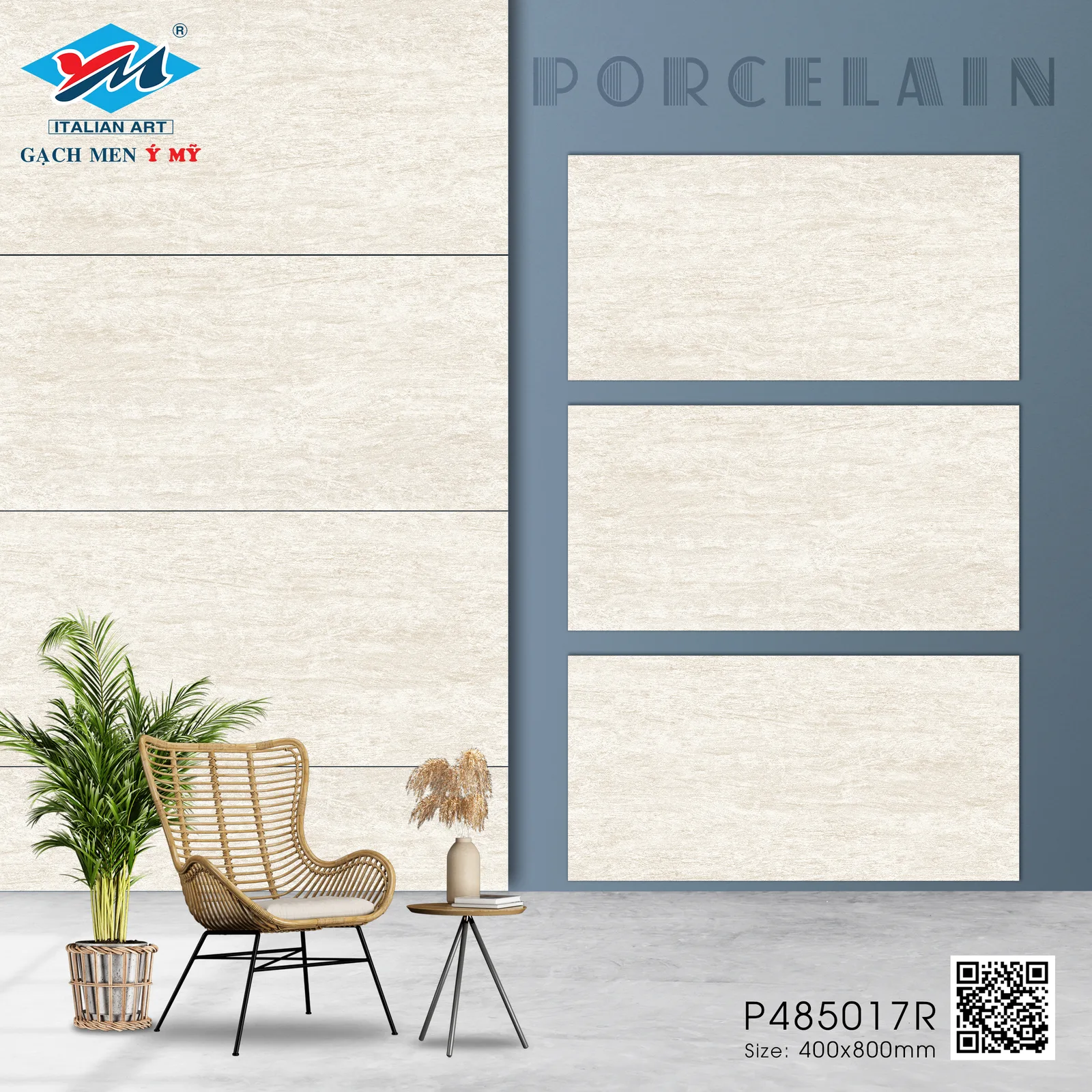 Gạch Ý Mỹ P485017R